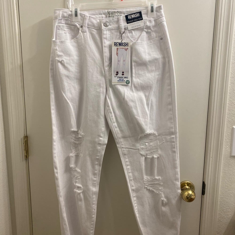 Rewash white ripped jeans